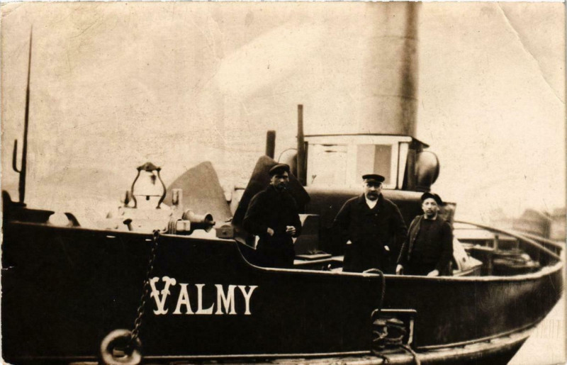 Carte postale ancienne Valmy Ships