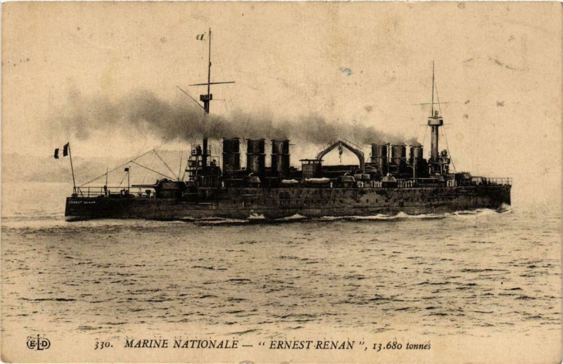 Carte postale ancienne Ernest Renan Ships