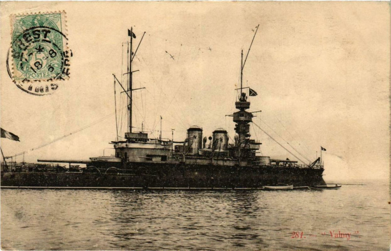 Carte postale ancienne Valmy Ships