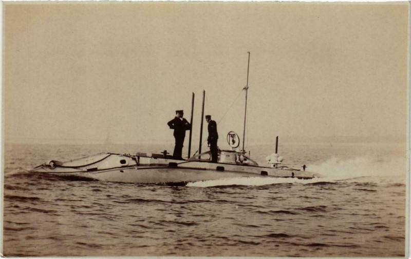 Carte postale ancienne Black&White photo Ships