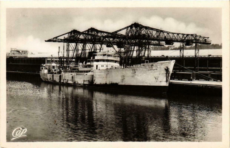 Carte postale ancienne Bananier Le Barfleur Dieppe Ships