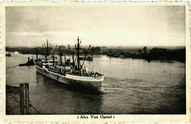 Carte postale ancienne Alex Van Opstal Ships