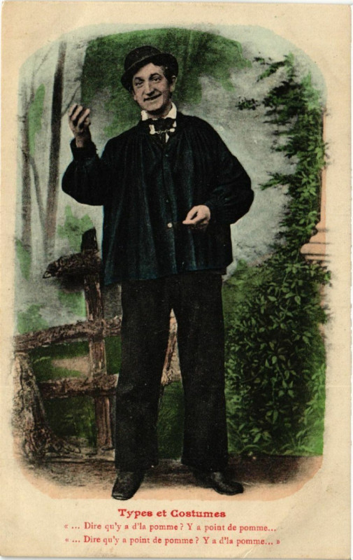 Carte postale ancienne Types et Costumes - Folklore - Types