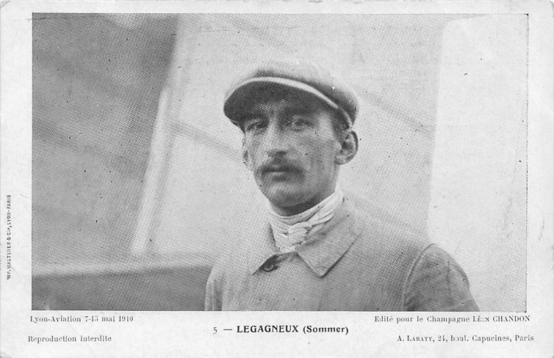 Carte postale ancienne Aviation Legagneux