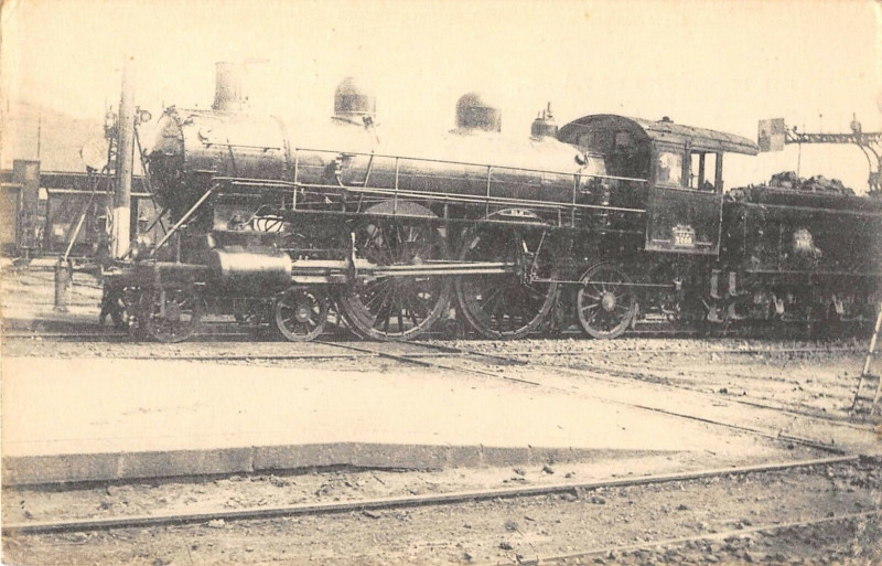 Carte postale ancienne Theme Train Les Locomotives Du P.L.M N°3000