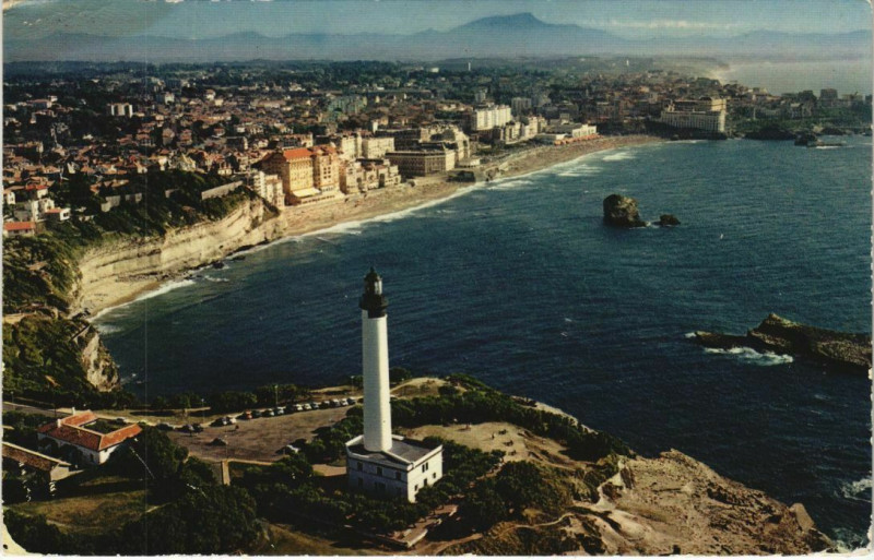 Carte postale ancienne Biarritz La Grande Plage France à Biarritz