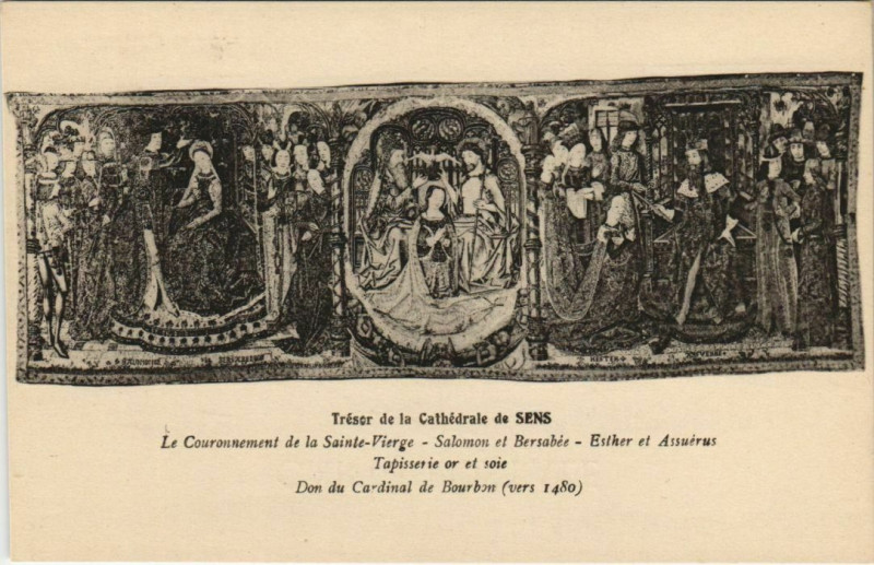 Carte postale ancienne Sens Tresor de la Cathedrale France à Sens