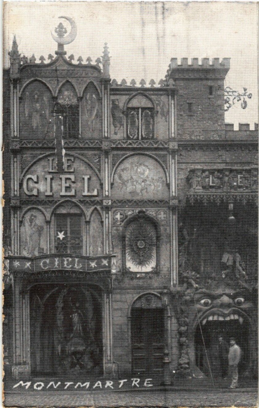 Carte postale ancienne Montmartre - Le Ciel à Paris 18e