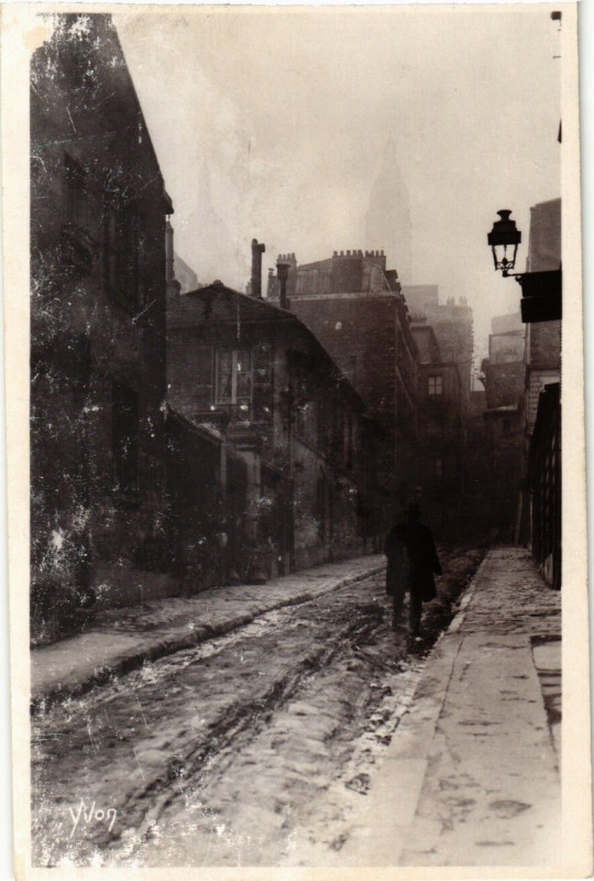Carte postale ancienne Passage Cottin à Paris 18e