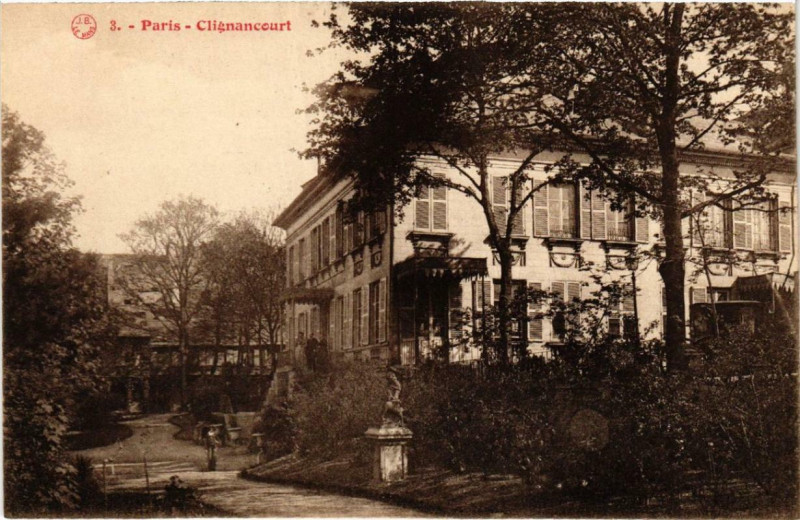 Carte postale ancienne Clignancourt à Paris 18e