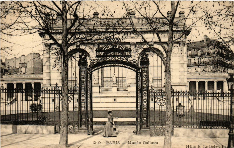 Carte postale ancienne Musée Galliera à Paris 16e