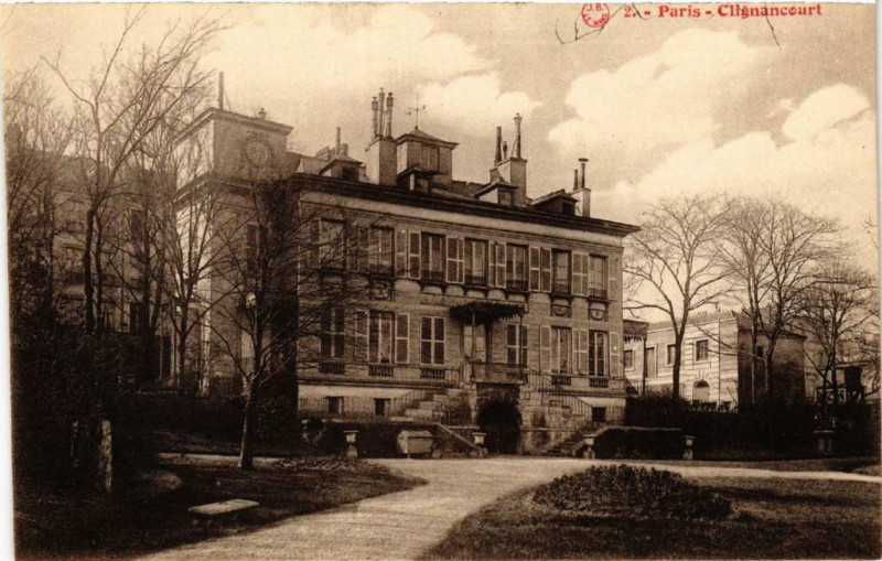 Carte postale ancienne Clignancourt à Paris 18e