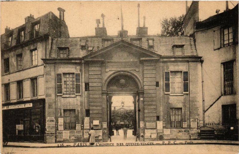 Carte postale ancienne L'Hospice des Quinze-Vingts à Paris 12e