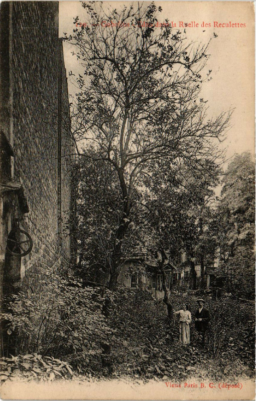 Carte postale ancienne Gobelins - Eden Dans la Ruelle des Reculettes à Paris 13e