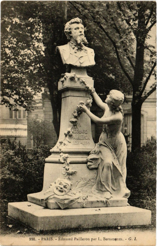 Carte postale ancienne Edouard Pailleron par L. Bernstamm à Paris 8e