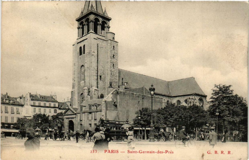 Carte postale ancienne Paris 6e Saint-Germain-des-Pres à Paris 6e