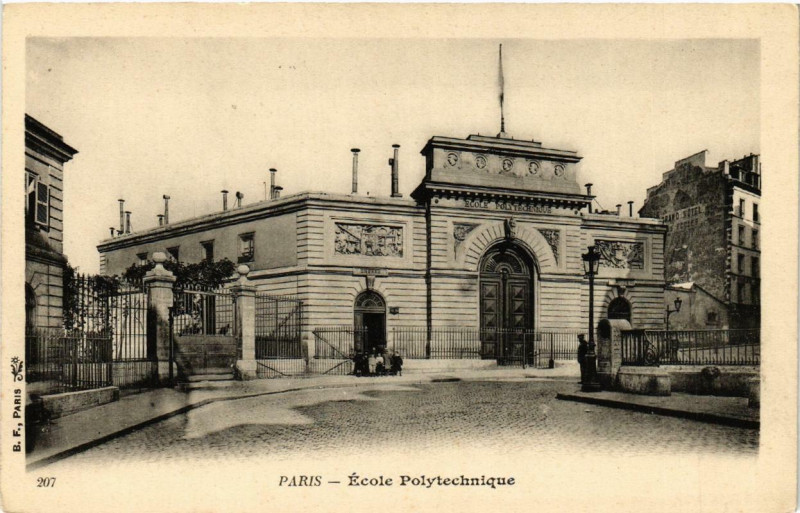 Carte postale ancienne Paris 5e Ecole Polytechnique à Paris 5e