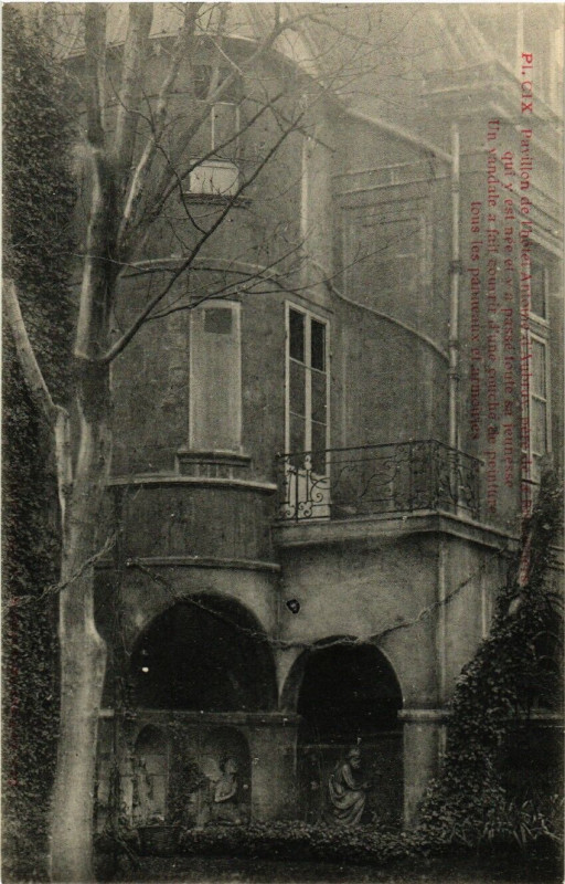 Carte postale ancienne Paris 5e Pavillon de l'Hotel Antoine d'Aubruy à Paris 5e
