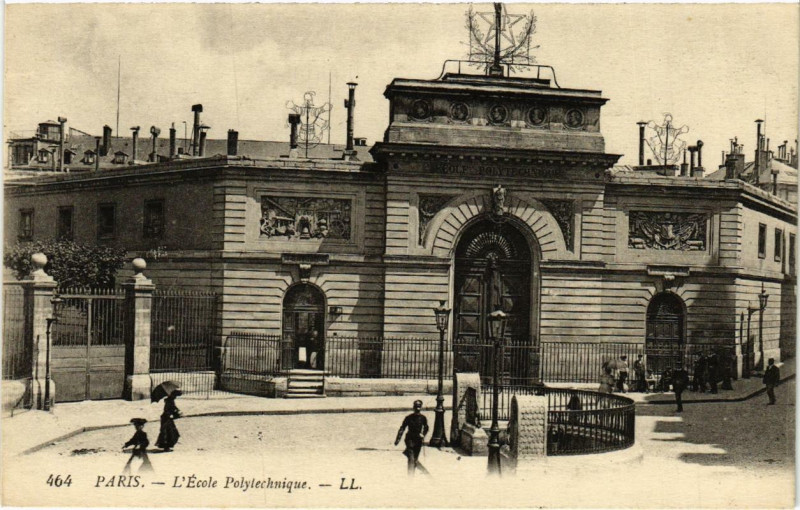 Carte postale ancienne L'Ecole Polytechnique à Paris 5e