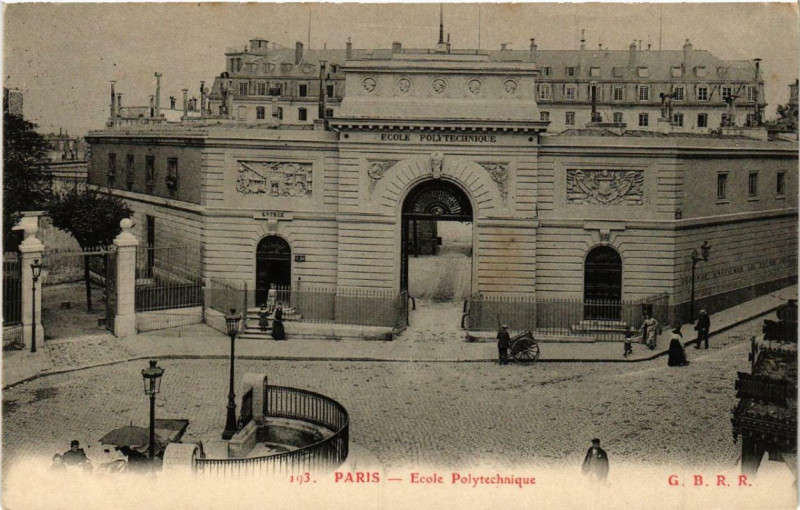 Carte postale ancienne Paris 5e Ecole Polytechnique à Paris 5e