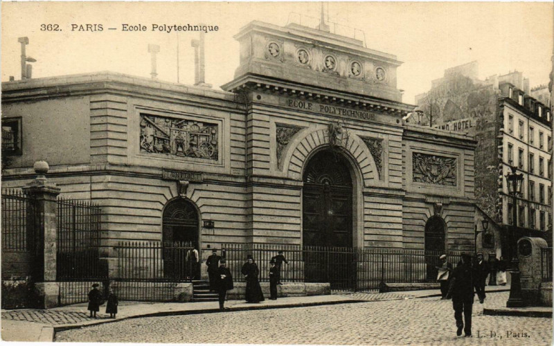 Carte postale ancienne Paris 5e Ecole Polytechnique à Paris 5e