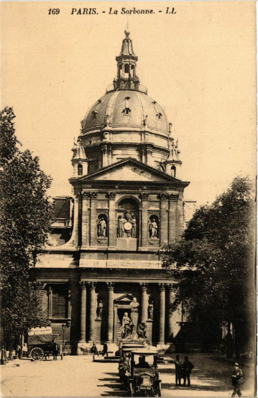 Carte postale ancienne Paris 5e La Sorbonne à Paris 5e