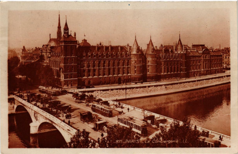 Carte postale ancienne Paris 1e La Conciergerie
