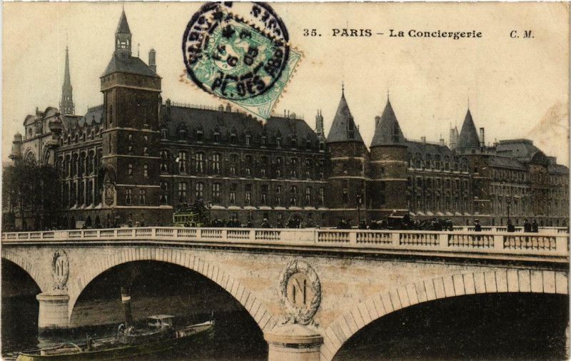 Carte postale ancienne Paris 1e La Conciergerie
