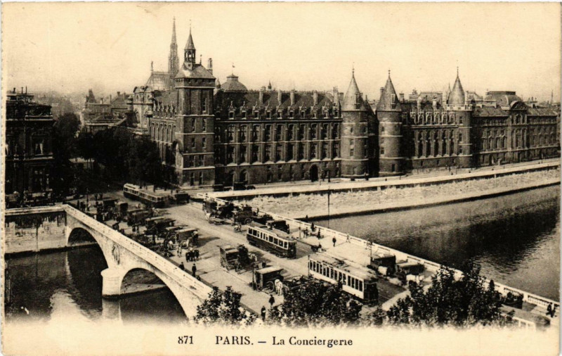 Carte postale ancienne Paris 1e La Conciergerie