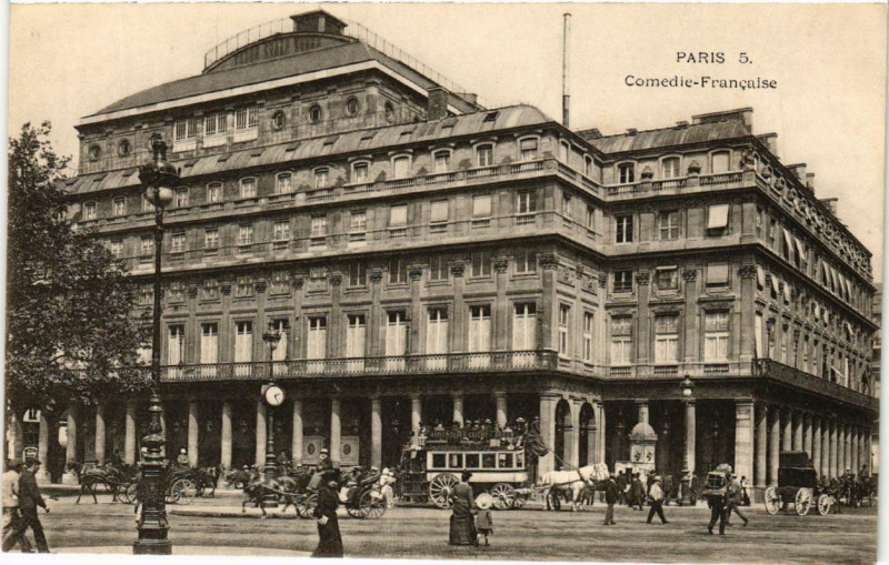 Carte postale ancienne Paris 1e Comedie-Francaise