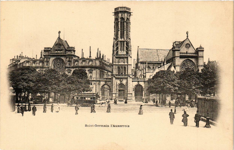 Carte postale ancienne Paris 1e Saint-Germain l'Auxerrois