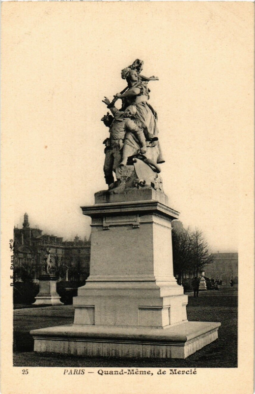 Carte postale ancienne Paris 1e Quand Meme de Mercie