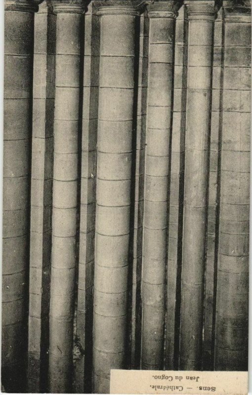 Carte postale ancienne Sens Cathedrale Jean du Cogno France à Sens
