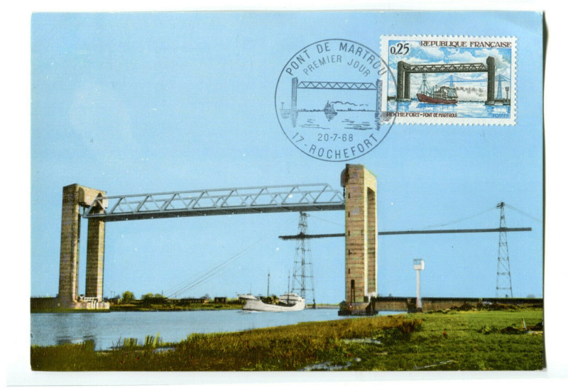 Carte postale ancienne Charente-Maritime lot de 2 cartes Ponts