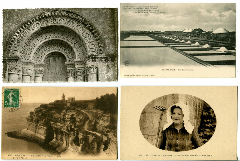 Carte postale ancienne Charente-Maritime lot de 8 cartes