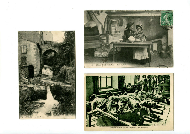 Carte postale ancienne Puy-de-Dôme lot de 9 cartes