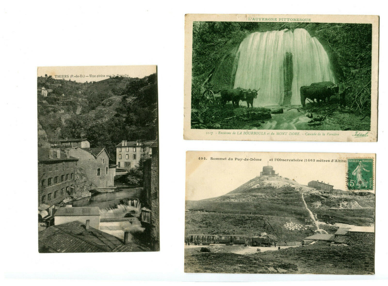 Carte postale ancienne Puy-de-Dôme lot de 12 cartes