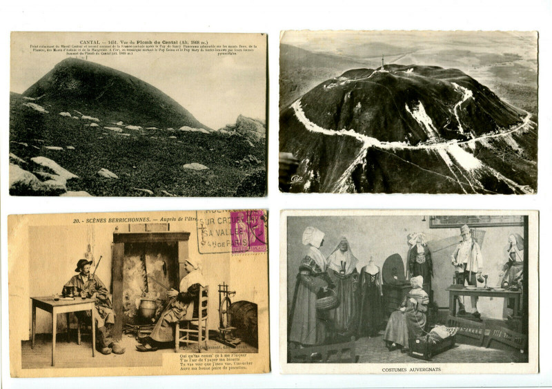 Carte postale ancienne Puy-de-Dôme lot de 12 cartes
