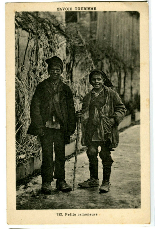 Carte postale ancienne Savoie Petits Ramoneurs