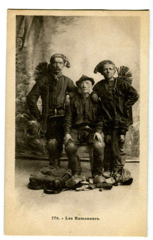 Carte postale ancienne Savoie Les Ramoneurs