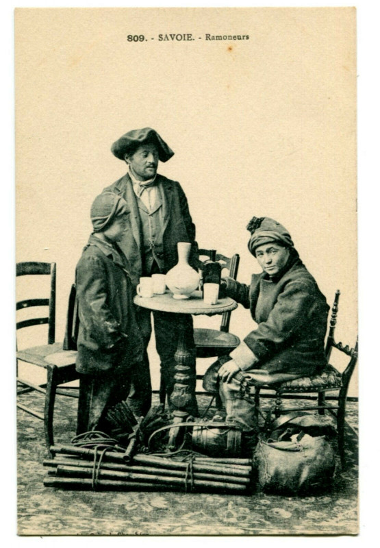 Carte postale ancienne Savoie Les Ramoneurs