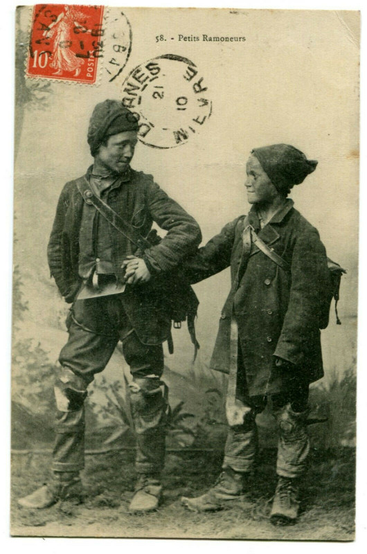 Carte postale ancienne Savoie Petits Ramoneurs