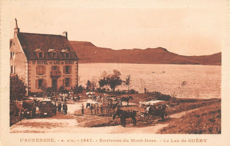 Carte postale ancienne Environs Du Mont Dore Le Lac De Guery à Mont-Dore