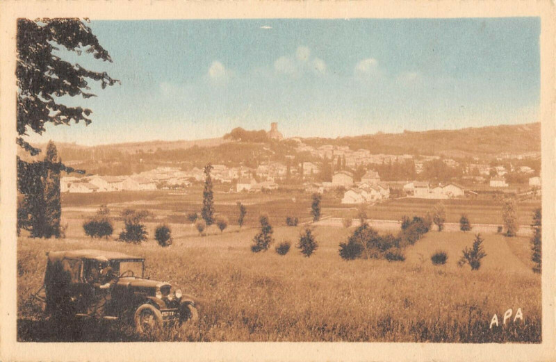 Carte postale ancienne Laroque D'Olmes Vue Generale Et Faubourgs à Laroque-d'Olmes