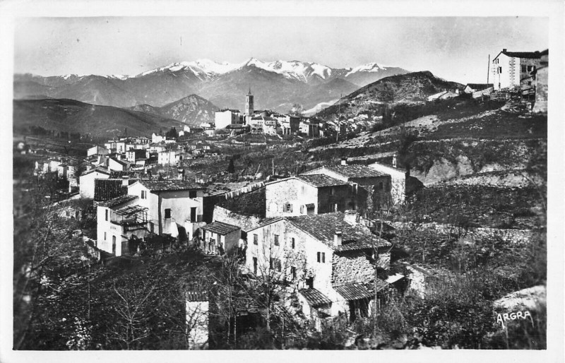 Carte postale ancienne Saint Laurent De Cerdans Hameau Du Puigt Sec à Saint-Laurent-de-Cerdans