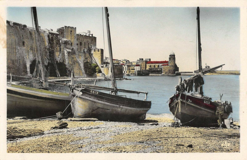 Carte postale ancienne Collioure La Citadelle à Collioure