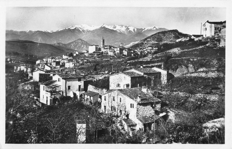 Carte postale ancienne Saint Laurent De Cerdans Hameau Du Puigt Sec à Saint-Laurent-de-Cerdans
