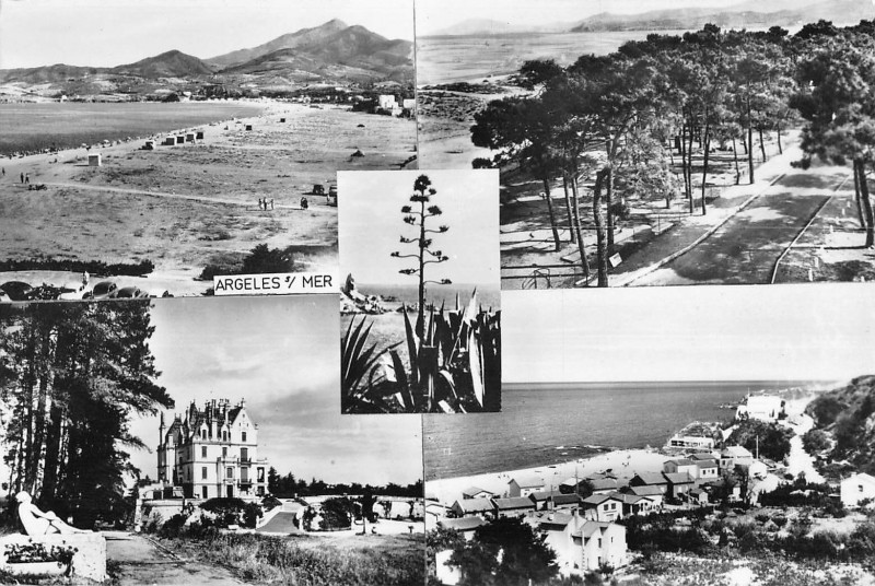 Carte postale ancienne Argeles Sur Mer à Ur