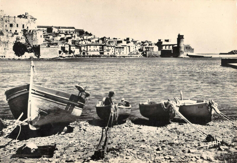 Carte postale ancienne Collioure La Rade à Collioure