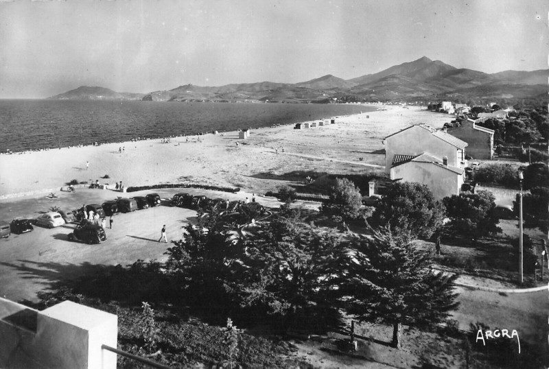 Carte postale ancienne Argeles Plage La Plage